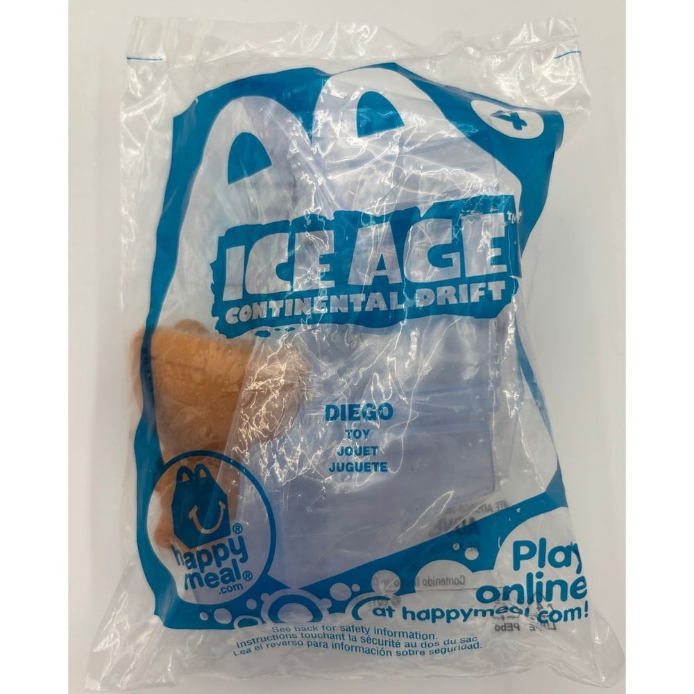 2012 Ice Age Continental Drift McDonald's Happy Meal #4 DIEGO TOY Sealed